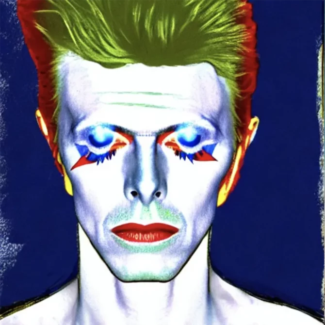David Bowie in the style of Henri Matisse     24